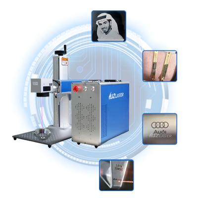 China Air-cooled JPT Mopa M7 Laser Marking Machine For Color Marking Deep Engraving Cutting and Cleaning for sale