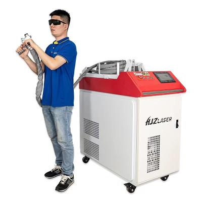 China Metal Rust Oil Painting Removal 1000W 2000W 3000w Laser Cleaning Machine for sale