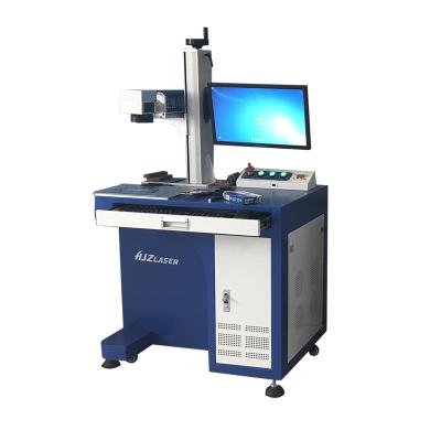 China Air-cooled aluminum marking fiber laser machine 30w 50w jewelry laser marking cutting Machine for silver plastic engraving for sale