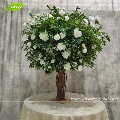 China Fashional GNW Artificial Flower Silk Wood Trunk Branching Table Wedding Centerpieces for sale