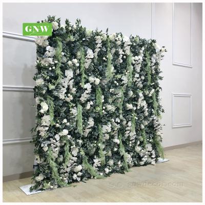 China Wedding / Home / Party GNW Roll Up Flower Wall Backdrop for sale