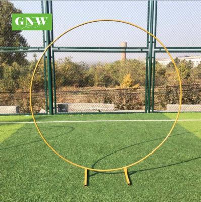 China GNW Durable Heavy Duty Portable Flower Wall Frame Around Event Stage Wedding Pipe Circle Backdrop Stand for sale