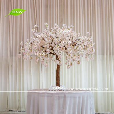 China GNW Flower Cherry Blossom Tree Table Centerpiece Silk Tree for sale