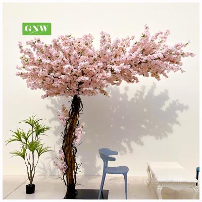 China GNW BLS1707005 Hand Made Canopy Wedding Styling And Design Rose Blossom Tree Like Chuppah for sale