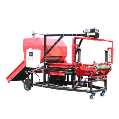 China Farm 45-60pcs/h maize maize silage packing machine silage press for sale