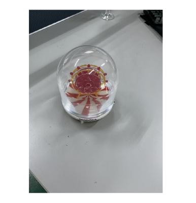 China Holiday decoration & Professional Gift Supplier Clear Transparent Hemisphere Shape Plastic Acrylic Dome Cover for sale