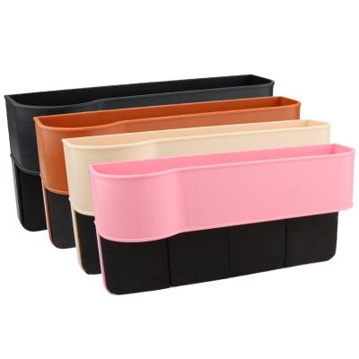 China Storage Things Universal Car Seat Isofrequency Repeater Organizer Boxcar Seat Side Pocket Plastic Organizer for sale