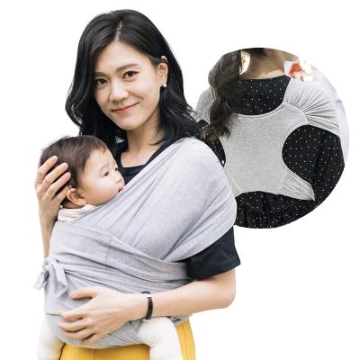 China 5-10kg Amazon Top One Sells Breathable Natural Organic Cotton Baby Sling Carrier Wrap For Promotional for sale