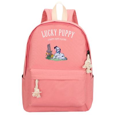 China Anti Theft Custom Design Durable Waterproof Canvas School Bag Backpack For Girls for sale