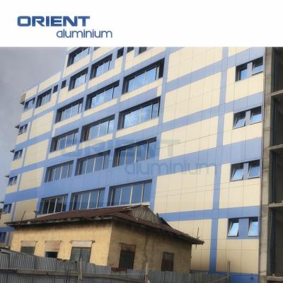 China Building Ethiopia Modern High Quality Commercial Aluminum Curtain Wall Construction System for sale