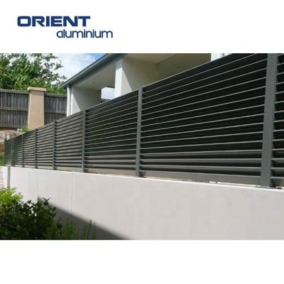 China Good quality and high security easily assembled veranda aluminum fence for sale