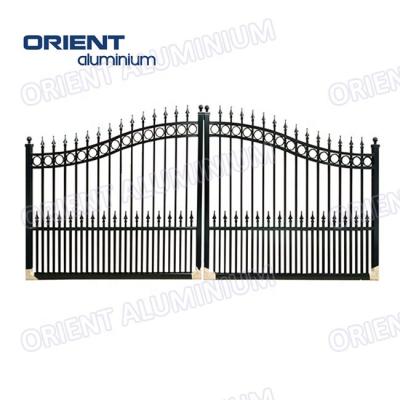 China Easily Compiled Modern Base Track Design With Different Color / Aluminum Tubular Design Grille Door for sale