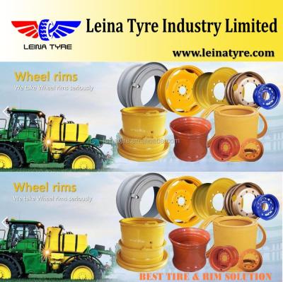 China Steel Agricultural Tractor Tires 18.4-30 With Wheel Rim W16Lx30 W16L-30 W16-30 for sale