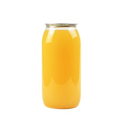 China Beverage Suppliers Beverage Cans/Solid Food/Household Products Honest Transparent Juice Can Plastic Screen Printing PET Beverage for sale