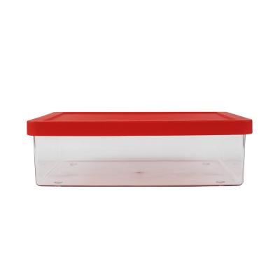 China Viable wholesale plastic food container with lids 1L plastic storage box for food for sale