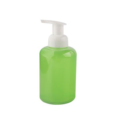 China Wholesale Cosmetic Transparent PET Packaging 300ml Empty Plastic Foaming Bottle For Shampoo for sale