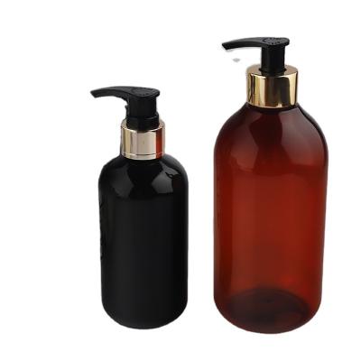 China Custom Color 250ml PET Color Cosmetic Hot Selling Hand Empty Wash Bottle Plastic Shampoo Bottle With Lotion Pump Head for sale