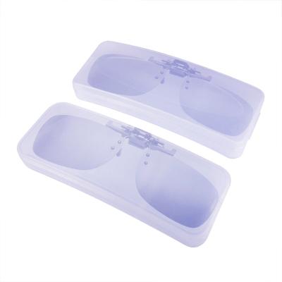 China Factory direct sales modern glass case sunglasses cut box storage packaging box pp transparent plastic for sale