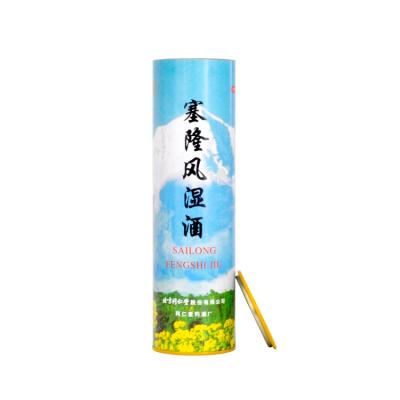 China Factory Supply Custom Recyclable Biodegradable Food Grade Kraft Paper Tube Packaging For Wine for sale