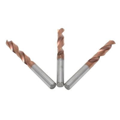 China Unique High Quality Solid Metal Steel Drilling Carbide Flat Bottom Drill Press For Stainless Steel With Cobalt Coating for sale