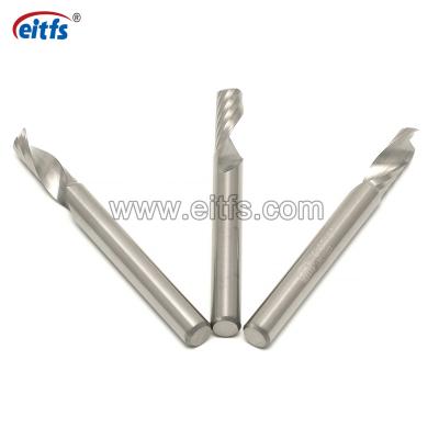 China 18 Years Factory High Gloss Carbide And Resistance Solid Carbide Single Flute Wood Cutting End Mills for sale