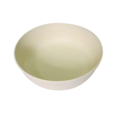 China Customized Hot Selling Bamboo Bowl Eco-friendly Wholesale Disposable Round Shape Bamboo Fiber Bowl for Salad for sale