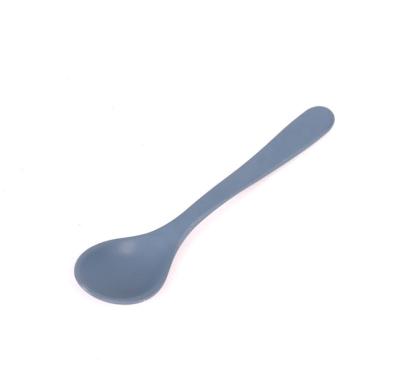 China Wholesale Sustainable Reusable Eco Friendly Biodegradable Bamboo Fiber Spoon Pure Color For Kids Children for sale