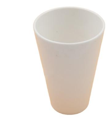 China Full Cylinder PLA Material Pure Color Water Cup Coffee Mug Eco-Friendly Compostable Biodegradable Sustainable Juice Cup for sale