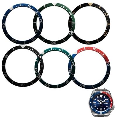 China Active Bezel 38Mm Aluminum Aluminum Watch Watch Bezel Replace Accessories Ring Srpa Srp Samurai Colorful for sale