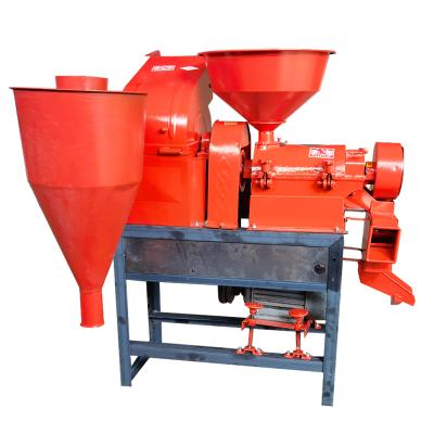 China HUADA Rice Mill Industry 2 in 1 6N50 Rice Mill Machine Combined with 9FQ-200 Hammer Mill Crusher for Rice, Corn, Wheat, Maize and Spices zu verkaufen