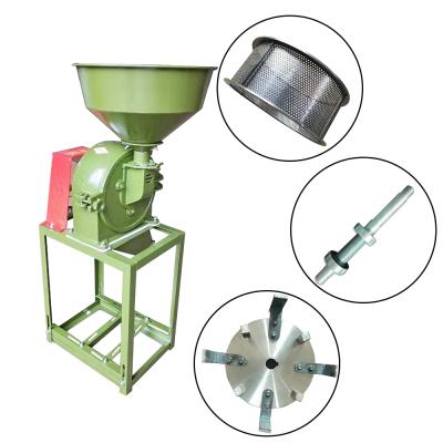 China HUADA 200kg/h Labor Saving Flour Mill Machine Wheat Flour Milling Machine Home Corn Grinder For Corn Grain Herbs Cereal en venta