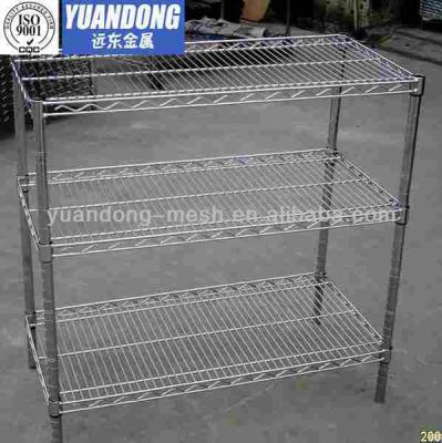 China Corrosion Protection Stainless Steel Storage Wire Shelf for sale