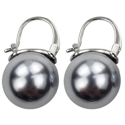 China Natural Freshwater Women's Casual/Sporty Gold Plating Pearl Earrings 18K Silver Pearl Earrings Wholesale Jewelry for sale