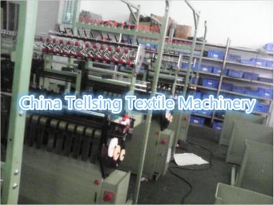 China zipper ribbon machine maker tellsing for garments,cowboy,underwear,shoes,ornaments for sale