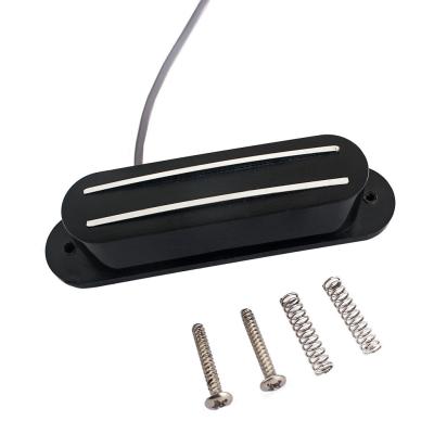 Cina 8.7K DC Resistance Mandolin Humbucker Pre cablato doppia bobina copertura nera in vendita