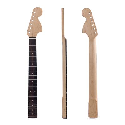 China Gitarrenhals 22 Frets Ahornhals Rosenholz Fingerboard Für ST Elektrogitarre Breite Kopfstock zu verkaufen