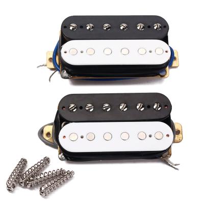 China Pickup de guitarra eléctrica de doble bobina Zebra Guitarra FD Negro y Blanco en venta