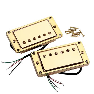 Китай Alnico 5 Humbucker Пикап Гитара с двойной катушкой Пикап Шейка 13,5 кΩ / Мост 15,4 кΩ продается