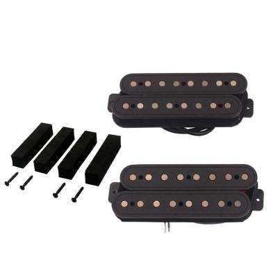 Cina Vintage Alnico 5 Humbucker Pickup Set di pick-up a doppia bobina N13.8K/B16.6K Uscita 8 corde con viti in vendita