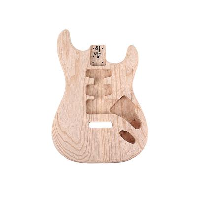 China Natural Wood Guitar Body Strat ST Electric Guitar Body Stratocaster Shape for sale