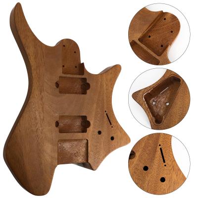 China Cuerpo de guitarra sin cabeza de madera de primera calidad Piezas de accesorios de guitarra DIY sin terminar en venta