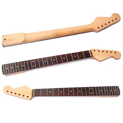 China 22 Frets Maple Wood Guitar Neck ST Electric Guitar Neck Satin Finish for sale