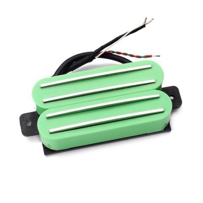 China Keramischer Magnet Dual Rail Humbucker Pickup 9KΩ N/M 18 KΩ/B ABS Grüne Abdeckung zu verkaufen