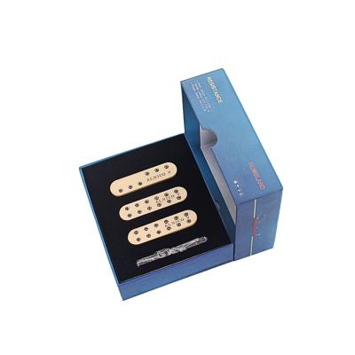 China Alnico 5 Magnetic Guitar Pickups SSS Cream Covers Fender Stratocaster Pickup Set for sale