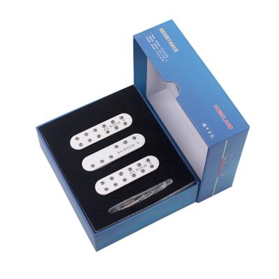 Cina Alnico 5 Magnet Single Coil Guitar Pickup Set Regolabile 10kΩ in vendita