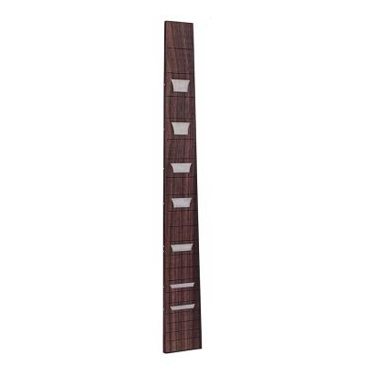 China Fretboard de guitarra de madera de rosa Arycle incrustado con marcadores trapezoides en venta