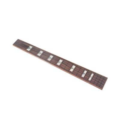 China Fretboard de guitarra eléctrica de acabado de satén con marcadores de carga de concha de triángulo cuadrado en venta