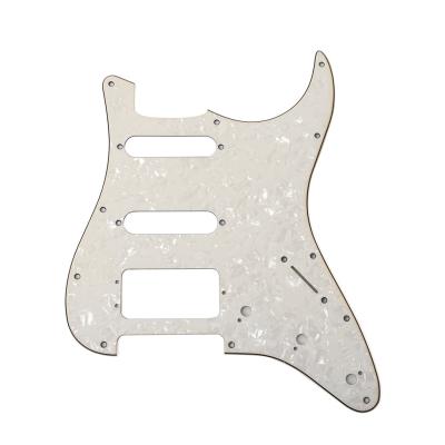 China 3Ply SSH Electric Guitar Pickguard Scratch Plate And Back Plate Set For American ST Style Electric Guitar for sale