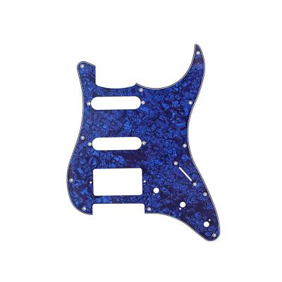 China Guitarra Perla Azul Pickguard Tremolo Cubierta de Muelle Placa Blanca Pilas de rascado Piezas de guitarra Accesorios en venta