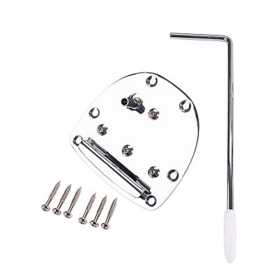 中国 Chrome Guitar Tremolo Bridge Tailpiece For Mustang Jazzmaster Guitar Repaclement Guitar Bridge 販売のため